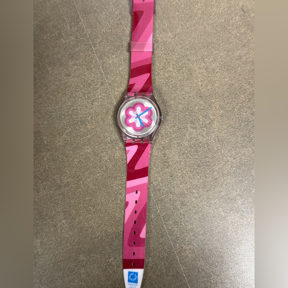 Vintage Swatch ASTRAPI (GP126) watch from the 2004 Athens Olympic Games